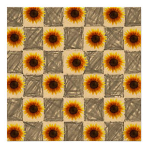 Poster floral Tournesol