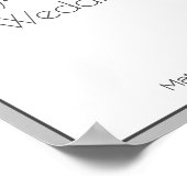 Poster Floral tropical (Coin)