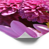 Poster floral, Verse biblique sur la force de Dieu (Coin)