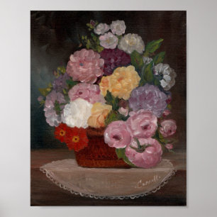 Poster Floral Vintage