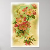 Poster Floral vintage (Devant)