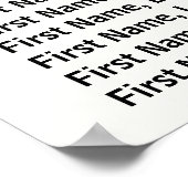 Poster floral vintage rustique (Coin)