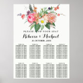 Poster floral vintage rustique (Devant)