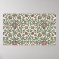 Floral vintage sans couture motif. Vintage enchant