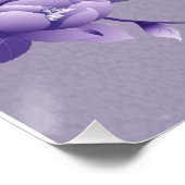 Poster floral violet (Coin)