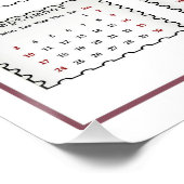 Poster Floral Wall Calendar 2017 (Coin)