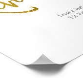 Poster Floral White Citrouille Genre Reveillez Bienvenue  (Coin)