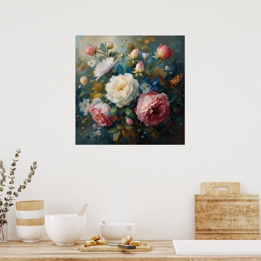 Poster Florale à profusion  (Cuisine)