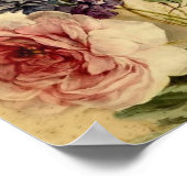 Poster Florales vintages du XVIIIe siècle (Coin)