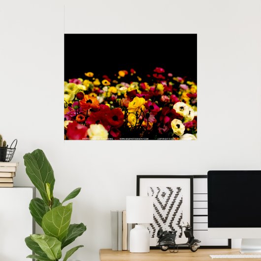 Poster Floralscape/JSKCA001 (Bureau à domicile)