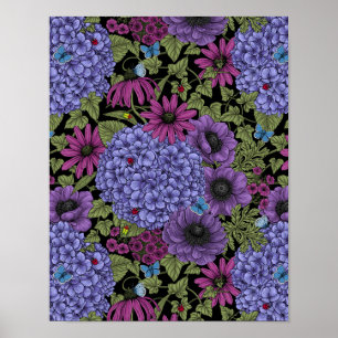 Poster Floraux de jardin gras
