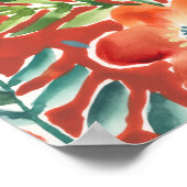 Poster Flore abondante III (Coin)