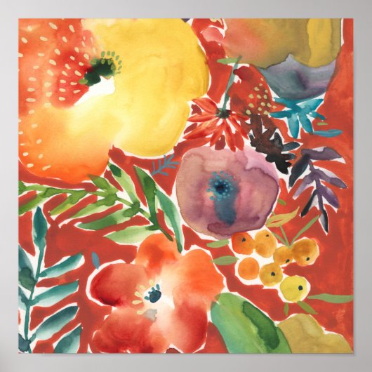 Poster Flore abondante III (Devant)