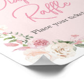 Poster Flore Arch Baby en Fleur Déchets Raffle (Coin)