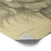 Poster Flore aux cheveux longs (Coin)