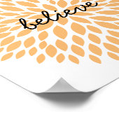 Poster Flore Chic Peach (Coin)