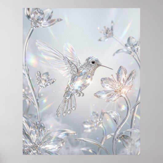 Poster Flore Colibri de Cristal (Devant)