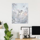 Poster Flore Colibri de Cristal (Bureau à domicile)