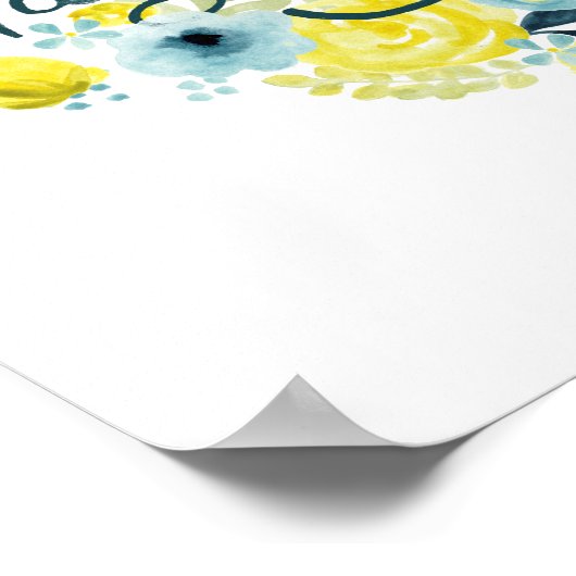 Poster Flore de coeur I (Coin)