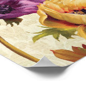 Poster Flore en pleine floraison (Coin)