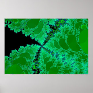 Poster Flore fractale