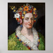 Poster Flore | Giuseppe Arcimboldo | (Devant)