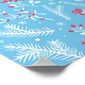 Poster Flore hivernale 2 (Coin)