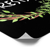 Poster Flore mignonne - Résiste (Coin)