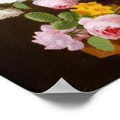 Poster Flore opulente encore vie, (Coin)