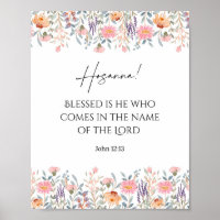 Flore Palm dimanche Écriture Imprimer | Bible de H