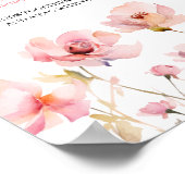 Poster Flore Rose Vive Faire Un Headband Pour Bébé (Coin)