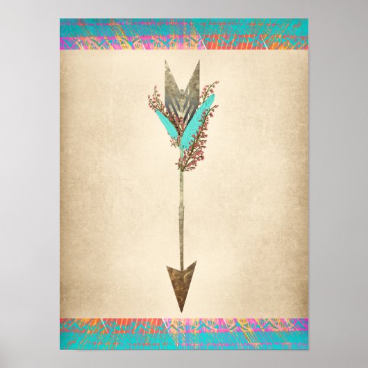 Poster Flore Rustique Floride Arrow (Devant)