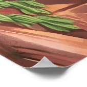 Poster Flore tropicale et faune des terres hispaniques (Coin)