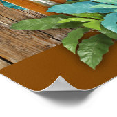 Poster Flore Tropicale Paradise Beach Scenery (Coin)