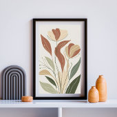 Poster Flore VI intemporelle