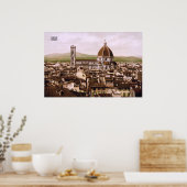 Poster Florence à la fin du 19ème siècle (Cuisine)