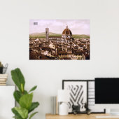 Poster Florence à la fin du 19ème siècle (Bureau à domicile)
