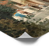 Poster Florence d'inspiration vintage (Coin)