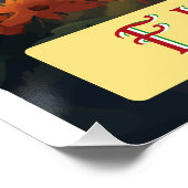 Poster Florence heart of Tuscany (Coin)