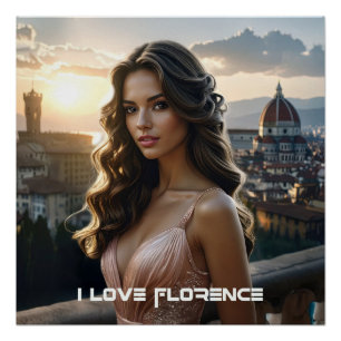 POSTER FLORENCE - ITALIE
