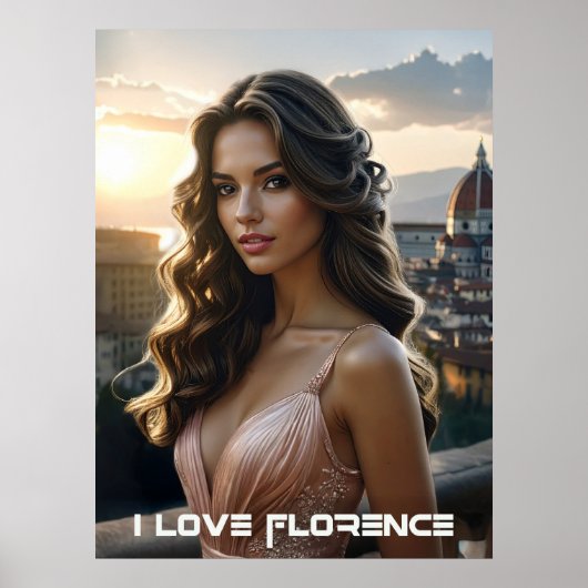 POSTER FLORENCE - ITALIE (Devant)