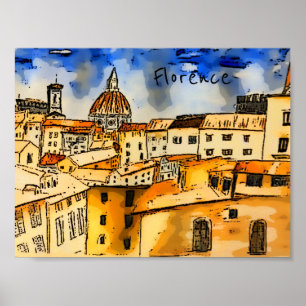 Poster Florence Italie