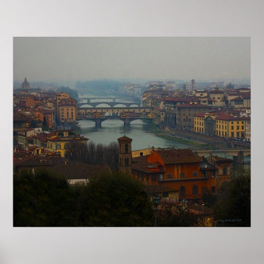 Poster Florence Italie (Devant)