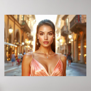 POSTER FLORENCE - ITALIE - AMOUR D'ITALIE
