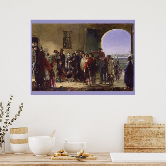 Poster Florence Nightingale blessée à Scutari (Cuisine)