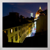Poster Florence Par Nuit (Devant)