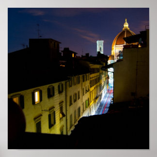 Poster Florence Par Nuit