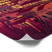 Poster Florence Sunset (Coin)