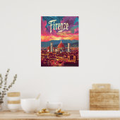 Poster Florence Sunset (Cuisine)
