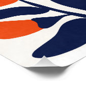 Poster Flores bohèmes du milieu du siècle moderne (Coin)